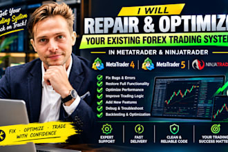 repair existing forex trading system in metatrader and ninjatrader