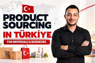 be your product sourcing agent and personal shopper in turkey