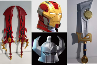 cosplay creation weapon pepakura cosplay armor evaform 3d printable cosplay conb