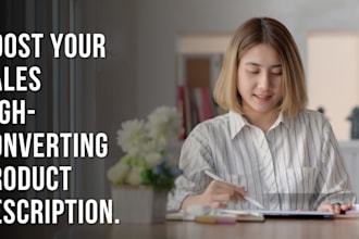write engaging sales copy and product descriptions