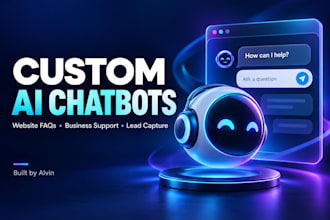 build a custom ai chatbot for your website and business faqs