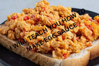 teach you how to make egg sauce