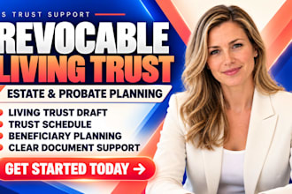 draft your revocable living trust for estate and probate planning