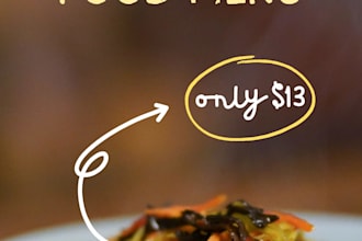 a good restaurant food menu design