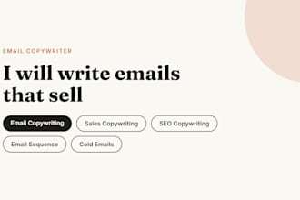 write emails and email sequences that sell