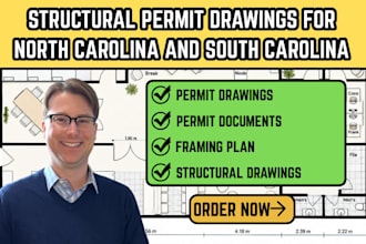 provide structural  washington permit drawings north carolina and south carolina