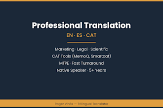 translate english to spanish, catalan or spanish to english