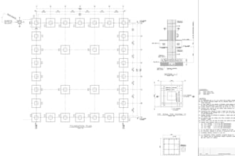 convert PDF to autocad dwg and redraw structural drawings
