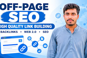 do technical SEO, off page link building and complete website audit