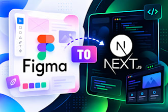 convert figma to next js responsive frontend website