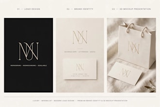 design minimalist luxury logo