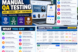 do manual QA testing for your web and mobile applications