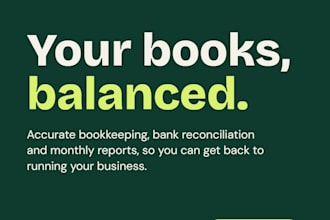 do accurate bookkeeping, financial reporting and data entry