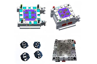 design multi cavity plastic injection mold, multicavity tooling and family mold