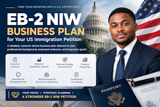 create an eb2 niw business plan for your US immigration petition