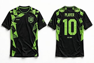 design modern football jersey, soccer jersey, sublimation and sportswear