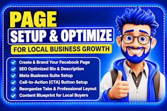 setup and optimize facebook page for local business growth