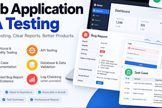 test your website, API, and database for bugs