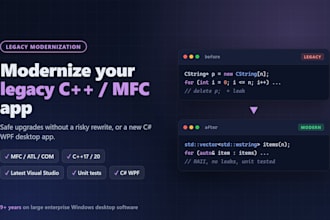 modernize your legacy cpp mfc app or build a csharp wpf desktop app
