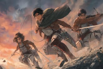 draw you in attack on titan manga anime style