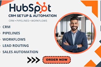 setup and automate your hubspot CRM and sales pipeline