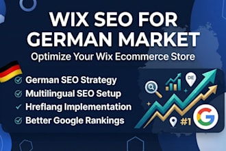 optimize wix ecommerce store for german market SEO wix website