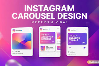design instagram carousel posts in canva