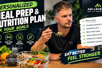 create a simple meal prep and nutrition plan for your goals