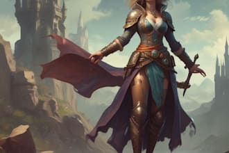 create a fantasy horror full body character