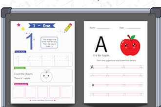 design cute kids coloring pages and preschool worksheets