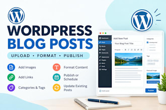 upload and format blog posts on wordpress