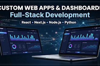 build custom web applications and business dashboard portals