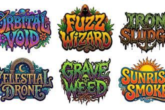 do psychedelic doom stoner doom sludge atmospheric metal logo