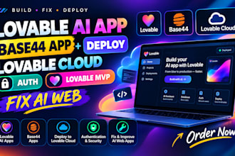 build lovable ai app base44 app deploy lovable cloud auth lovable mvp fix ai web