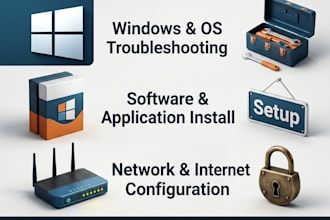 provide professional remote IT support and troubleshoot computer issues