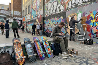 design graffiti designs murals wall arts and skateboards