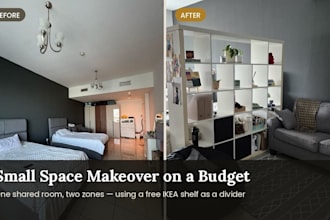 organize and design your small space on a budget