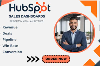 build hubspot sales dashboards and custom reports