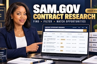research samgov for government contract opportunities