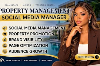 your property management SMM and real estate realtor social media manager