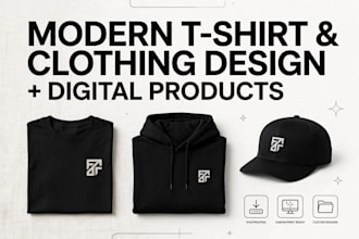 design tshirts clothing pdf templates and digital products
