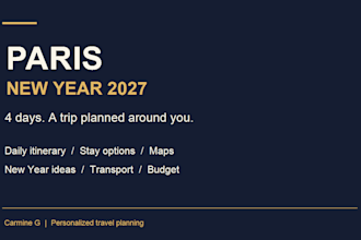 plan your paris new year 2027 trip with a custom itinerary