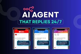 build ai agent auto replies on instagram, facebook, websites