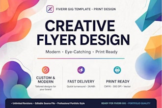 do design creative flyer
