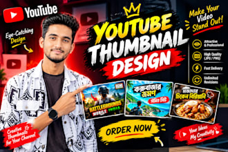 design an attractive youtube thumbnail in canva