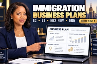 write e2 l1 eb2 niw and eb5 immigration business plans