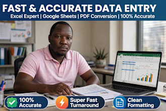 your overnight data entry VA for excel and copy and paste