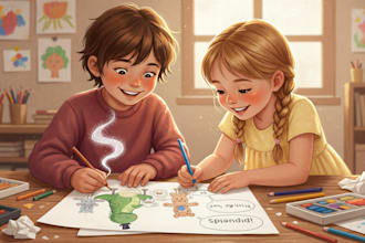 children book illustration and children book illustration