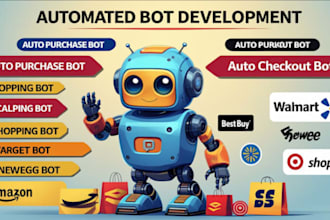 build auto purchase bot, auto checkout bot, auto buying bot, lazada bot,