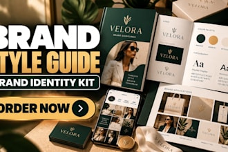 brand manual brand guidelines brand style guide custom logo brand identity kit